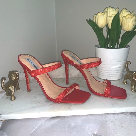 Steve Madden Rhinestone Heels ❣️ - Picture 1 of 3